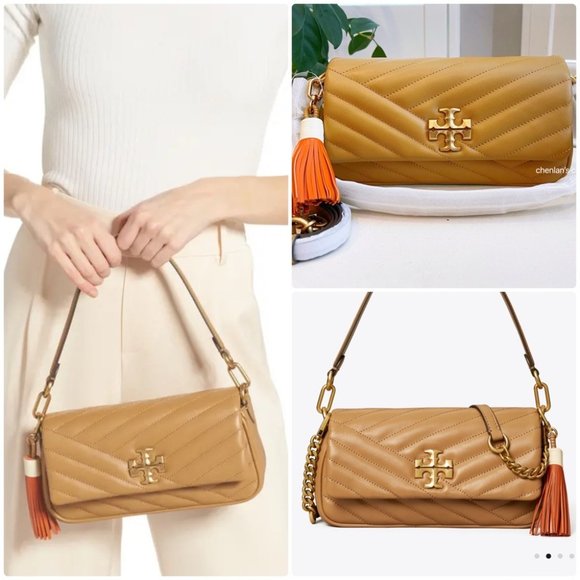 🎀NeW! Tory Burch Kira Small Tassel Flap Shoulder Bag - Picture 7 of 17
